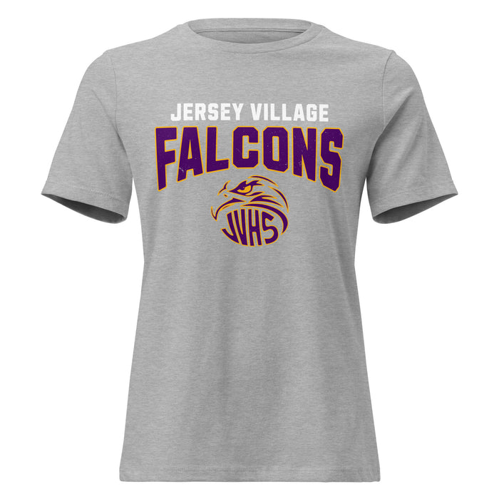 Jersey Village High School Falcons Women's Relaxed Fit T-shirt 234
