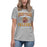 Woman wearing Jersey Village High School Falcons Women's Relaxed Fit T-shirt 230