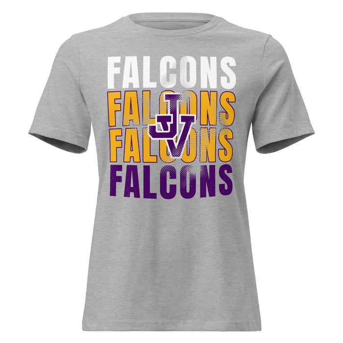 Jersey Village High School Falcons Women's Relaxed Fit T-shirt 233