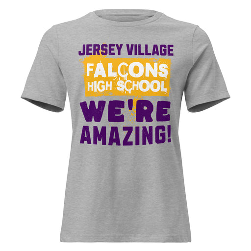 Jersey Village High School Falcons Women's Relaxed Fit T-shirt 231