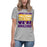 Woman wearing Jersey Village High School Falcons Women's Relaxed Fit T-shirt 231
