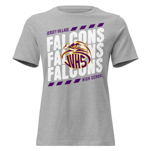 Jersey Village High School Falcons Women's Relaxed Fit T-shirt 223