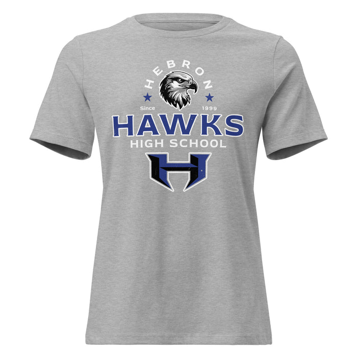 Hebron High School Hawks Women's Relaxed Fit T-shirt 222