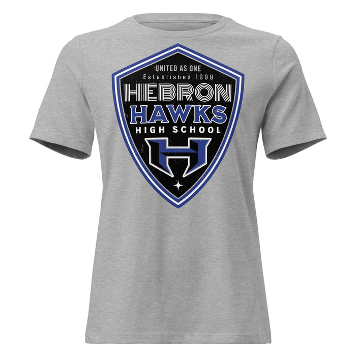 Hebron High School Hawks Women's Relaxed Fit T-shirt 225