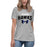 Student wearing Hebron High School Hawks Women's Relaxed Fit T-shirt 234