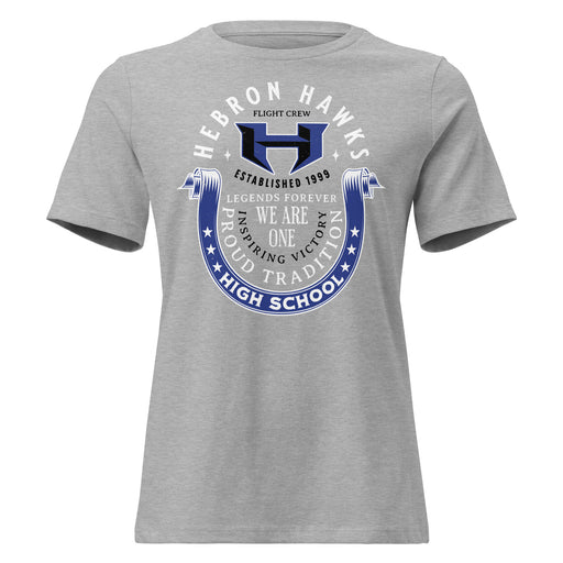 Hebron High School Hawks Women's Relaxed Fit T-shirt 229