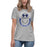 Student wearing Hebron High School Hawks Women's Relaxed Fit T-shirt 229
