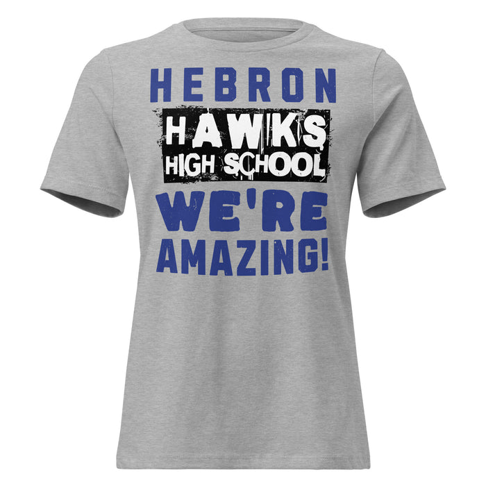 Hebron High School Hawks Women's Relaxed Fit T-shirt 231