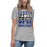 Student wearing Hebron High School Hawks Women's Relaxed Fit T-shirt 231