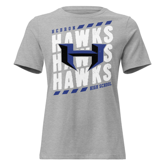Hebron High School Hawks Women's Relaxed Fit T-shirt 223