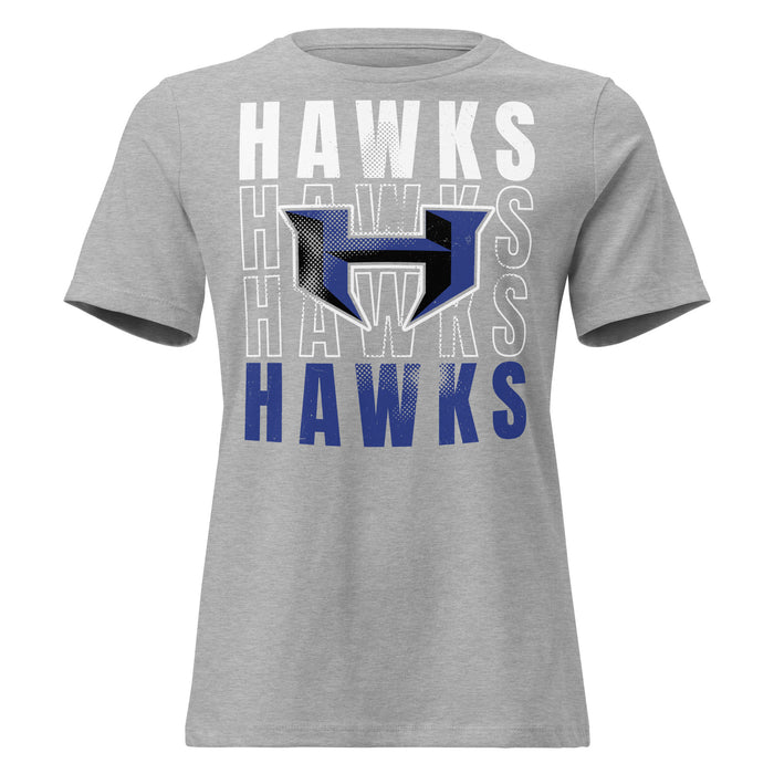 Hebron High School Hawks Women's Relaxed Fit T-shirt 233