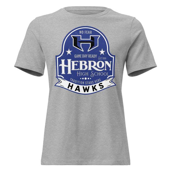 Hebron High School Hawks Women's Relaxed Fit T-shirt 219