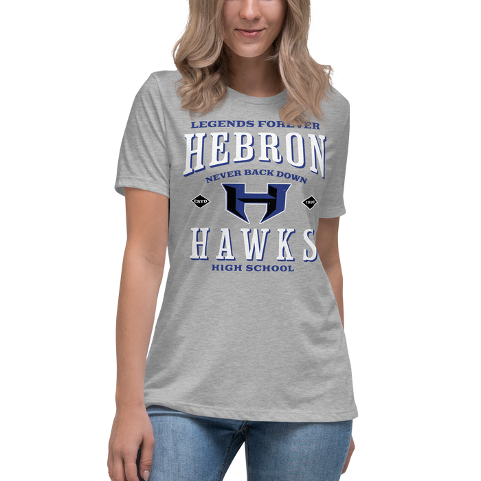 Hebron High School Hawks Women's Relaxed Fit T-shirt 230