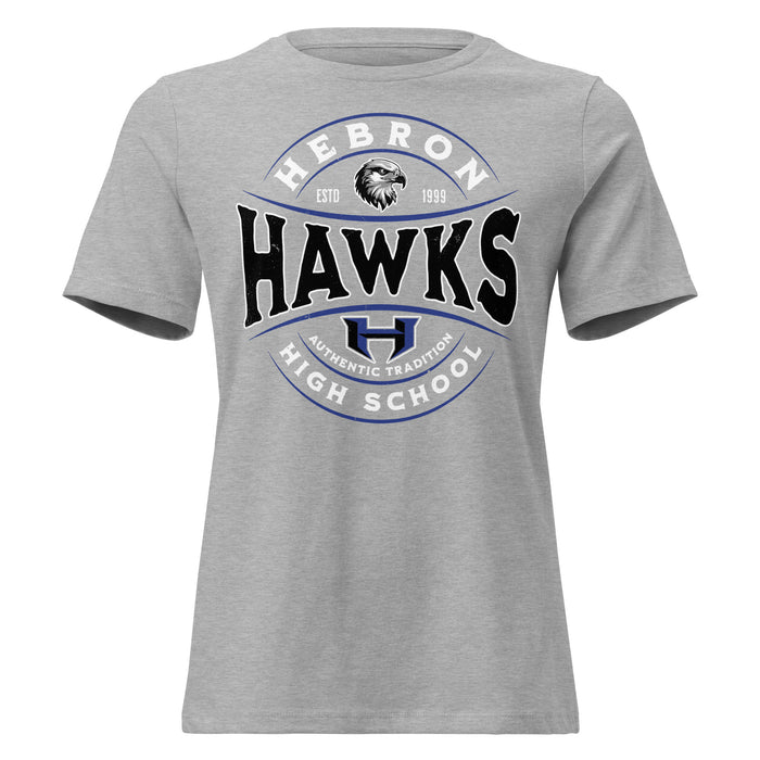 Hebron High School Hawks Women's Relaxed Fit T-shirt 218