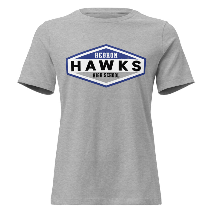 Hebron High School Hawks Women's Relaxed Fit T-shirt 009