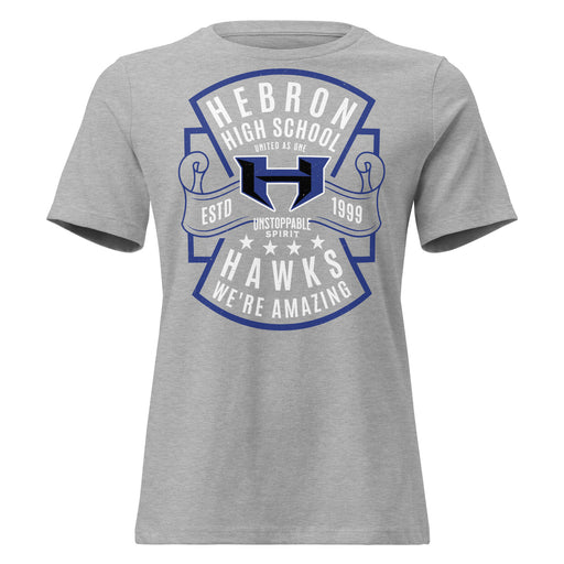 Hebron High School Hawks Women's Relaxed Fit T-shirt 207