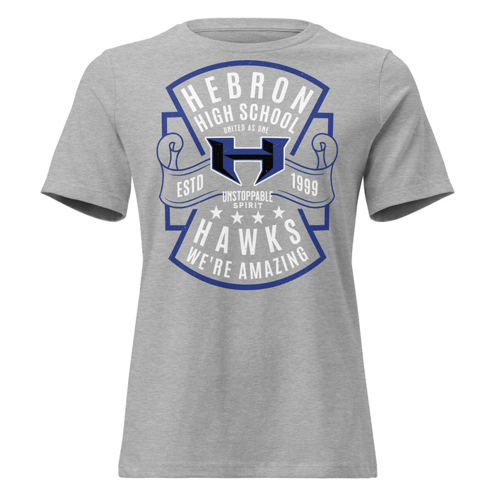 Hebron High School Hawks Women's Relaxed Fit T-shirt 207