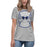 Student wearing Hebron High School Hawks Women's Relaxed Fit T-shirt 207