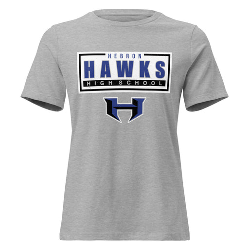Hebron High School Hawks Women's Relaxed Fit T-shirt 049