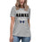 Student wearing Hebron High School Hawks Women's Relaxed Fit T-shirt 034