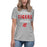 Student wearing Katy High School Tigers Women's Relaxed Fit T-shirt 034
