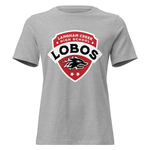 Langham Creek High School Lobos Women's Relaxed Fit T-shirt 221