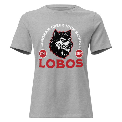 Langham Creek High School Lobos Women's Relaxed Fit T-shirt 208