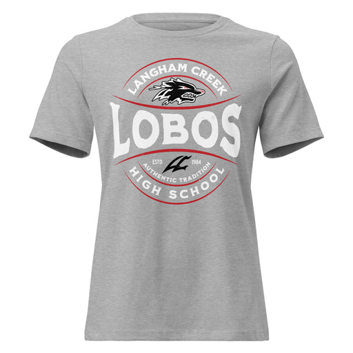 Langham Creek High School Lobos Women's Relaxed Fit T-shirt 218