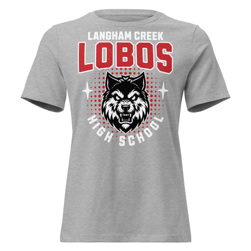 Langham Creek High School Lobos Women's Relaxed Fit T-shirt 204