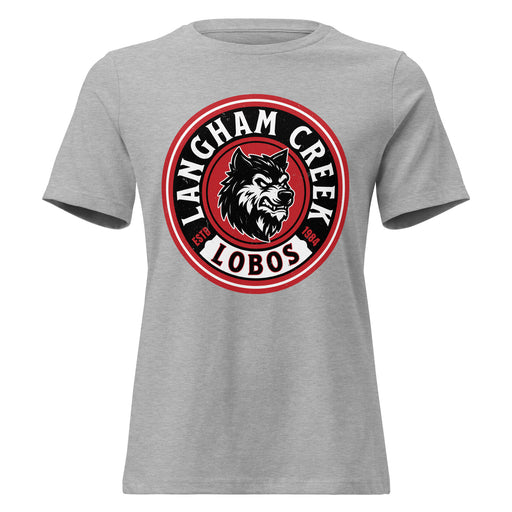 Langham Creek High School Lobos Women's Relaxed Fit T-shirt 220