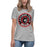 Front view of Langham Creek High School Lobos Women's Relaxed Fit T-shirt 220