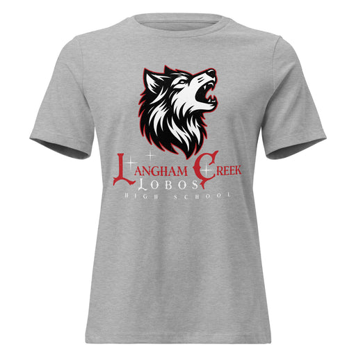 Langham Creek High School Lobos Women's Relaxed Fit T-shirt 226