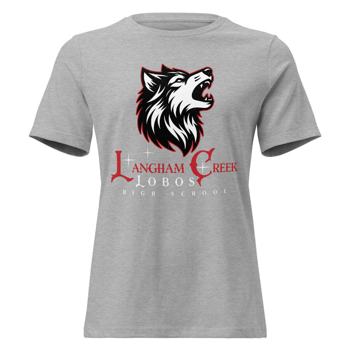 Langham Creek High School Lobos Women's Relaxed Fit T-shirt 226