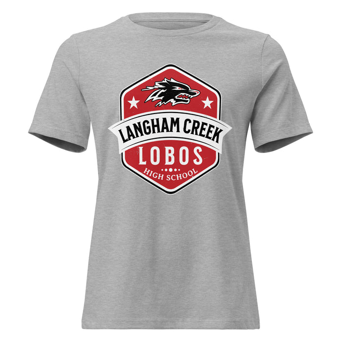 Langham Creek High School Lobos Women's Relaxed Fit T-shirt 209