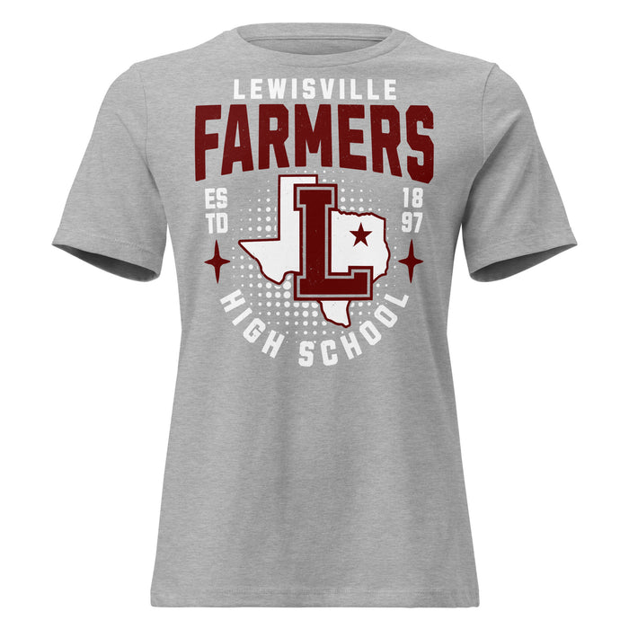 Lewisville High School Farmers Women's Relaxed Fit T-shirt 204
