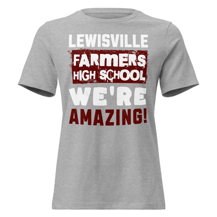Lewisville High School Farmers Women's Relaxed Fit T-shirt 231