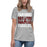 Student wearing Lewisville High School Farmers Women's Relaxed Fit T-shirt 233