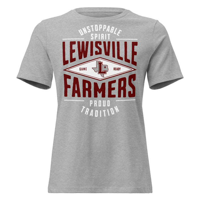 Lewisville High School Farmers Women's Relaxed Fit T-shirt 210