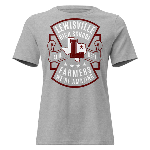 Lewisville High School Farmers Women's Relaxed Fit T-shirt 207