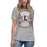 Young lady wearing Lewisville High School Farmers Women's Relaxed Fit T-shirt 207