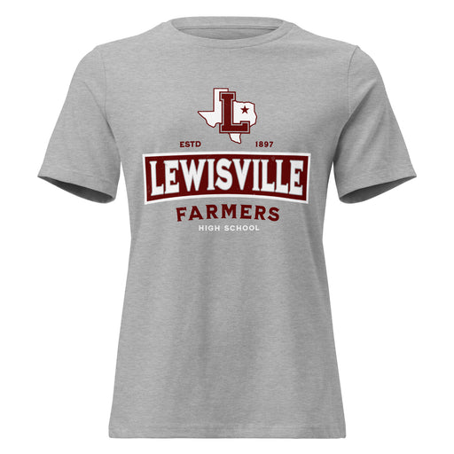 Lewisville High School Farmers Women's Relaxed Fit T-shirt 202