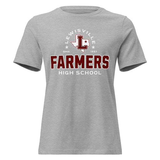 Lewisville High School Farmers Women's Relaxed Fit T-shirt 222