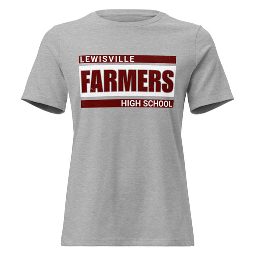 Lewisville High School Farmers Women's Relaxed Fit T-shirt 098