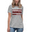 Young Girl Wearing Lewisville High School Farmers Women's Relaxed Fit T-shirt 098