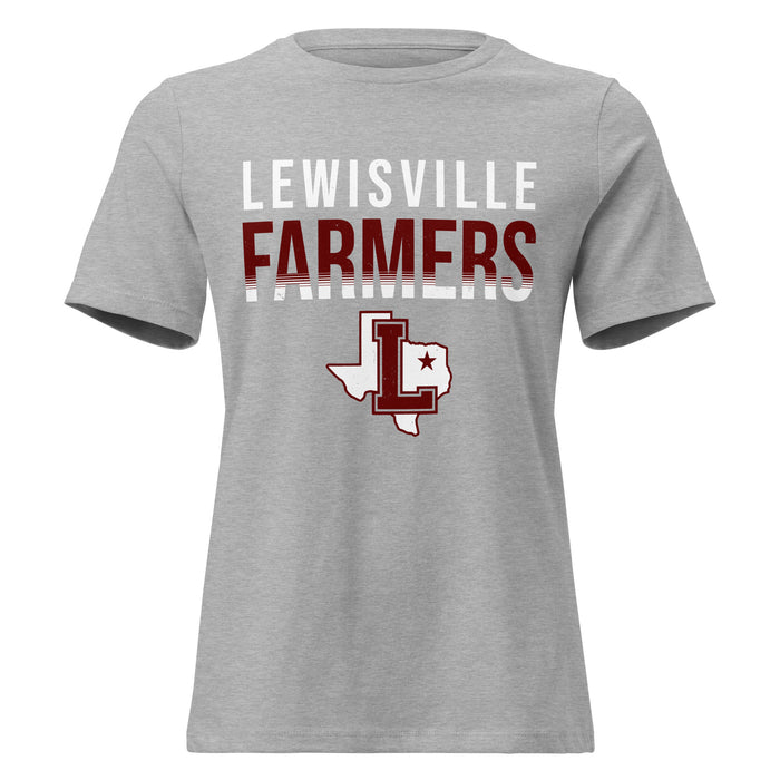 Lewisville High School Farmers Women's Relaxed Fit T-shirt 024