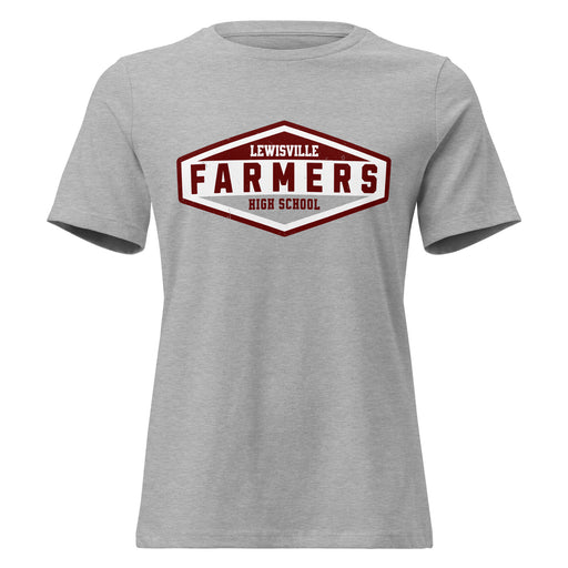 Lewisville High School Farmers Women's Relaxed Fit T-shirt 009