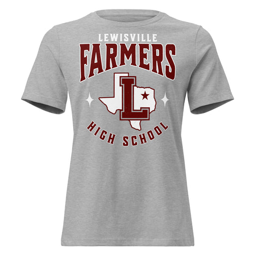 Lewisville High School Farmers Women's Relaxed Fit T-shirt 213
