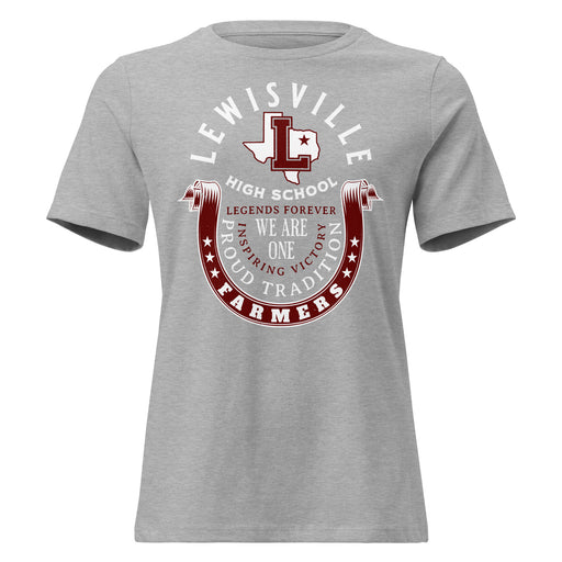 Lewisville High School Farmers Women's Relaxed Fit T-shirt 229