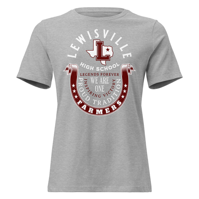 Lewisville High School Farmers Women's Relaxed Fit T-shirt 229