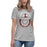 Young Lady wearing Lewisville High School Farmers Women's Relaxed Fit T-shirt 229